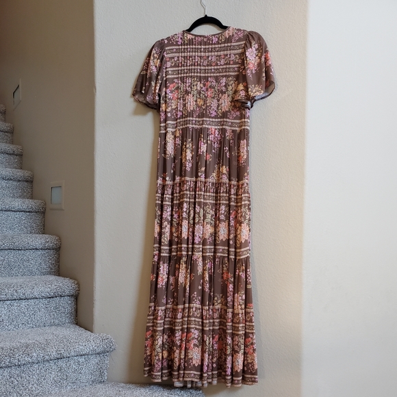 Spell Meadow Land flutter dress in Hazel nut worn once for one hour - Picture 6 of 8